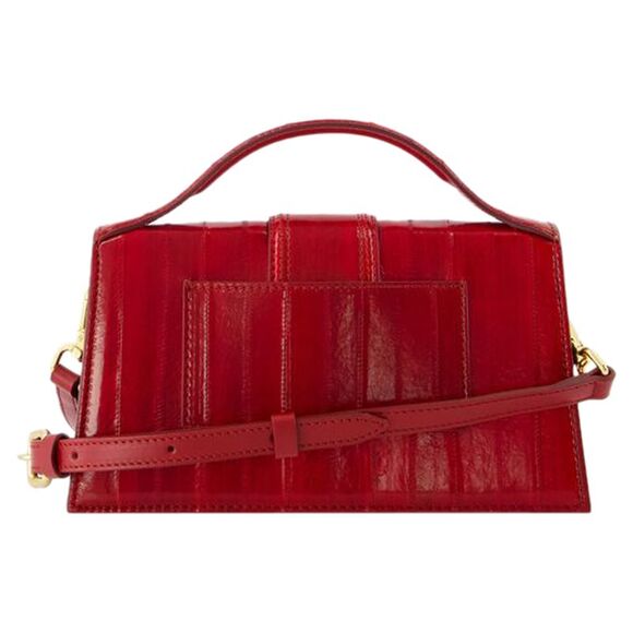 Le Grand Bambino Crossbody - Jacquemus - Leather - Dark Red - Picture 3 of 4